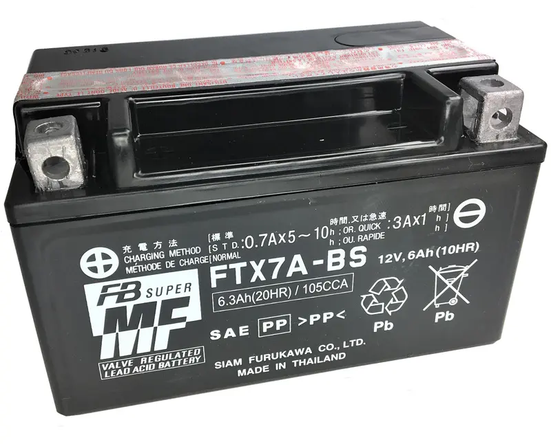 [0607941S] Batería Furukawa FTX7A-BS Sin Mantenimiento