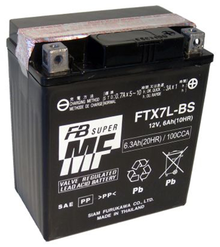 [0607951S] Batería Furukawa FTX7L-BS / YTX7L-BS 12V 6.3Ah AGM