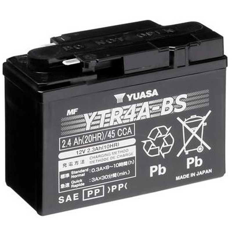 [0604291Y] Batería Yuasa YTR4A-BS Sin Mantenimiento
