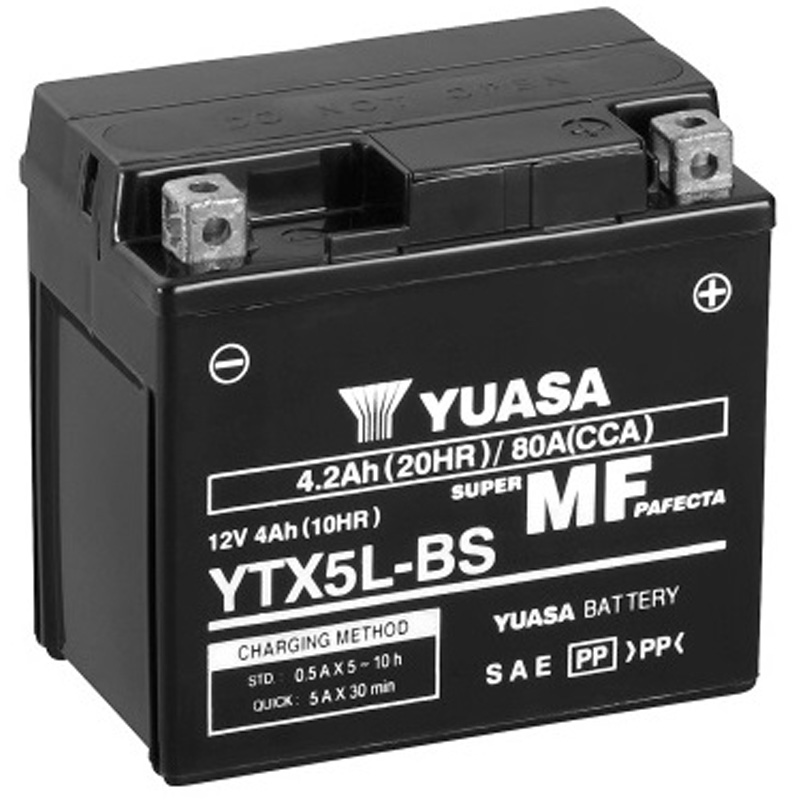 [0605491Y] Batería Yuasa YTX5L-BS Sin Mantenimiento