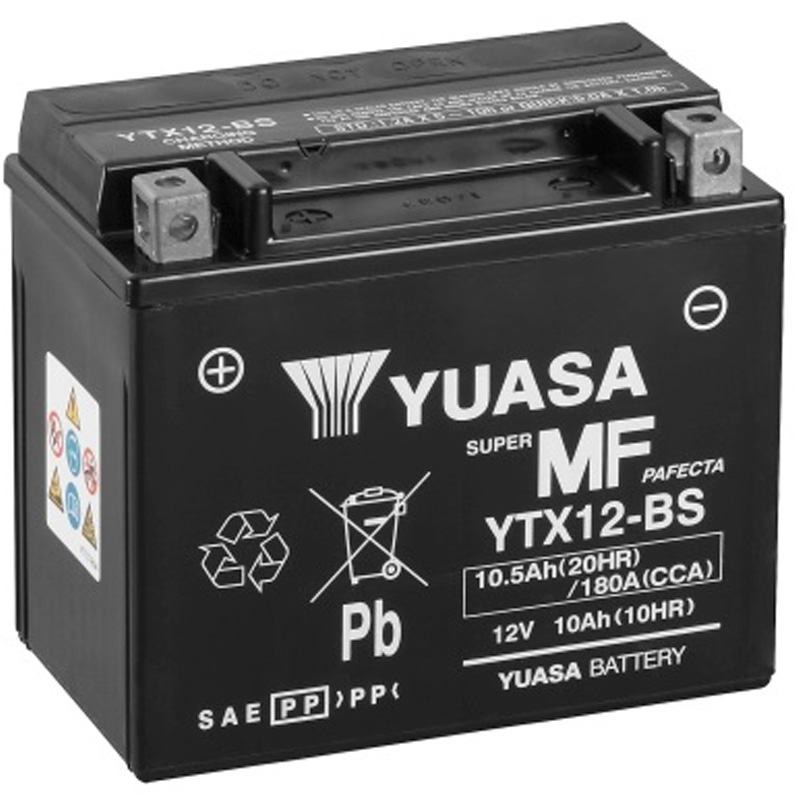 [0612971Y] Batería Yuasa YTX12-BS Sin Mantenimiento