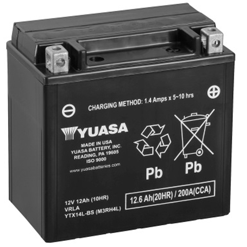 [0614981Y] Batería Yuasa YTX14L-BS Sin Mantenimiento