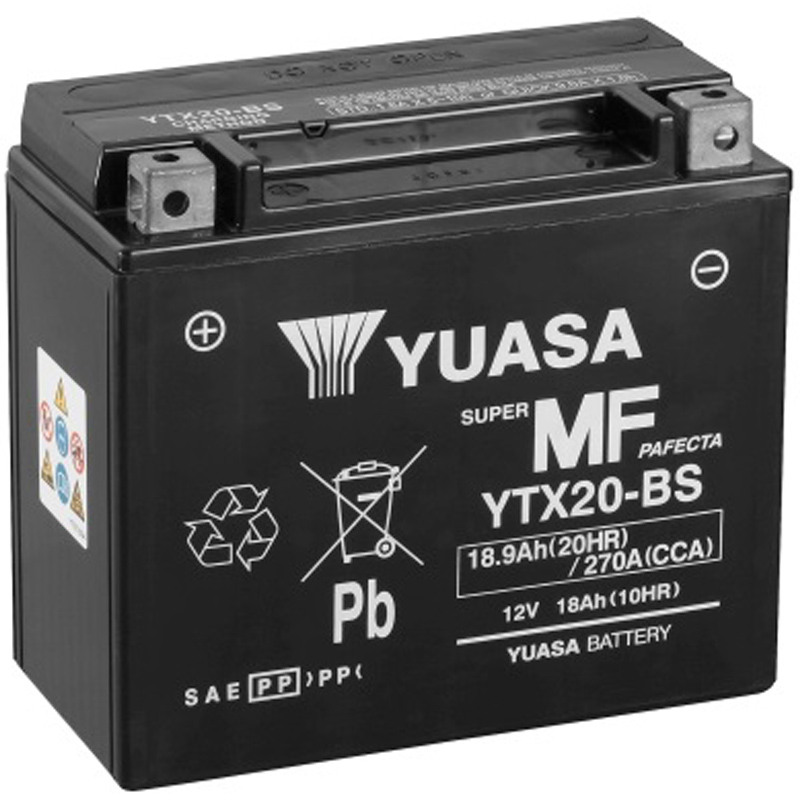[0620971Y] Batería Yuasa YTX20-BS Sin Mantenimiento