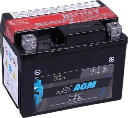 Bateria Intact CTX4L-BS agm sin mantenimiento YTX4L-BS 12v 3ah